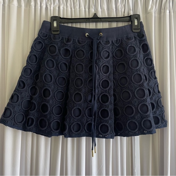 Juicy Couture Navy Blue Mini Circle Skirt - Picture 2 of 5